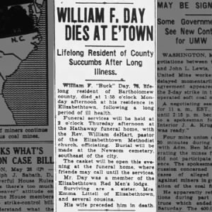 William F. Day obituary